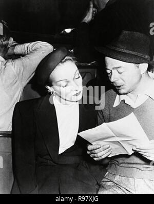 Original film title: A FOREIGN AFFAIR. English title: A FOREIGN AFFAIR. Year: 1948. Director: BILLY WILDER. Stars: MARLENE DIETRICH; BILLY WILDER. Credit: PARAMOUNT PICTURES / Album Stock Photo