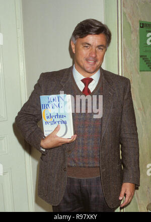 JOHN IRVING American author visiting Sweden to release his book Cider house rules . Born as John Wallace Blunt J:r Stock Photo