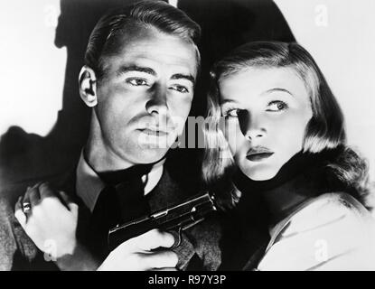 Original film title: THE BLUE DAHLIA. English title: THE BLUE DAHLIA. Year: 1946. Director: GEORGE MARSHALL. Stars: ALAN LADD; VERONICA LAKE. Credit: PARAMOUNT PICTURES / Album Stock Photo