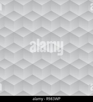 Volume texture made from gray cubes. 3d geometric pattern. Vector illustration. Abstract geometric background with cubes. Stock Vector