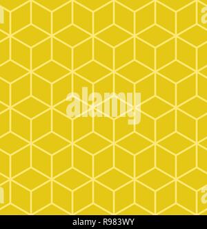 Abstract seamless hexagon pattern. Vector illustration. Geometric seamless pattern. Stock Vector