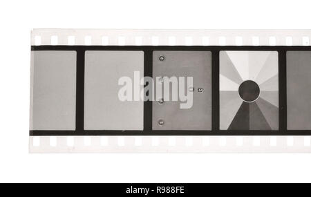 Vintage Film stock For still photography or motion picture. Isolated Stock Photo