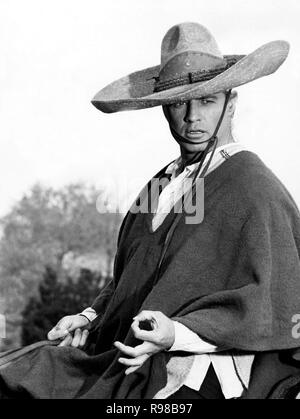 Original film title: THE APPALOOSA. English title: THE APPALOOSA. Year: 1966. Director: SIDNEY J. FURIE. Stars: MARLON BRANDO. Credit: UNIVERSAL PICTURES / Album Stock Photo