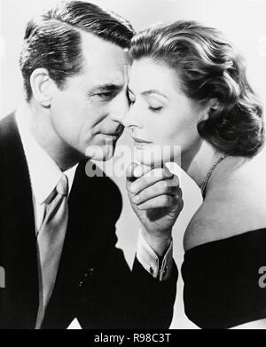 Original film title: INDISCREET. English title: INDISCREET. Year: 1958. Director: STANLEY DONEN. Stars: CARY GRANT; INGRID BERGMAN. Credit: WARNER BROTHERS / Album Stock Photo