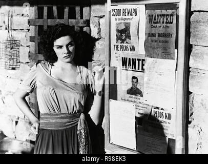 The Outlaw Year: 1943 Director: Howard Hughes Jane Russell Stock Photo ...