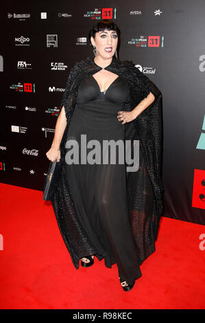 Rossy de Palma attending the 31st European Film Awards at Teatro de la Maestranza on December 15, 2018 in Seville, Spain. Stock Photo