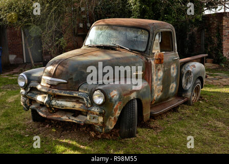 Old Chevrolet pickup Stock Photo