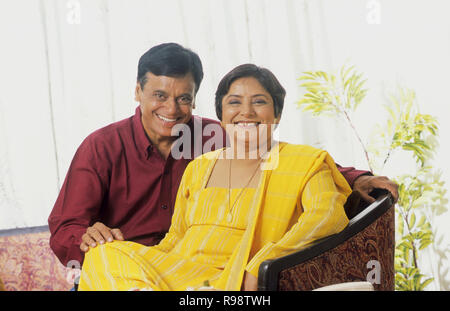 Old senior couple, man and woman, husband and wife, MR#448&449 Stock Photo