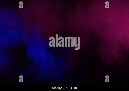 Abstract color smoke on black background. Abstract Color smoke clouds. Stock Photo