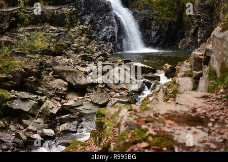 Pistyll Cain Waterfalls, Wales Stock Photo