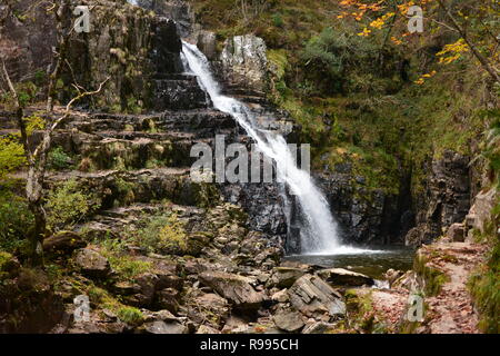 Pistyll Cain Waterfalls, Wales Stock Photo