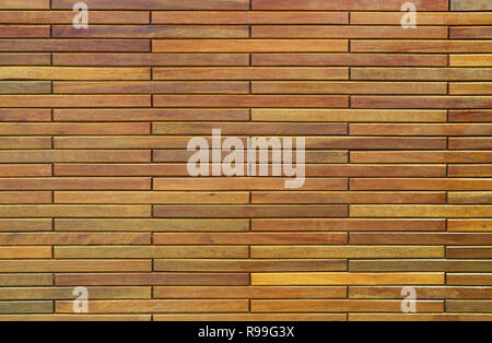 wood paneling with regular wood spacing background texture Stock Photo