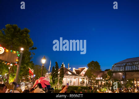 Bangkok, Thailand - December 16, 2018: People visit and dine at chocolate ville park and restaurant in Bangkok,Thailand.The chocolate ville park and r Stock Photo
