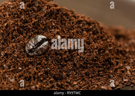 The group of roasted coffee beans Stock Photo