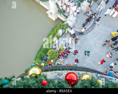 Bangkok, Thailand - December 16, 2018: People visit and dine at chocolate ville park and restaurant in Bangkok,Thailand.The chocolate ville park and r Stock Photo