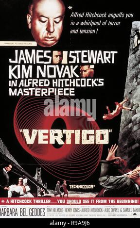 Original film title: VERTIGO. English title: VERTIGO. Year: 1958. Director: ALFRED HITCHCOCK. Credit: Alfred J. Hitchcock Productions / Album Stock Photo