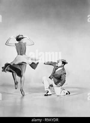 Original film title: AN AMERICAN IN PARIS. English title: AN AMERICAN IN PARIS. Year: 1951. Director: VINCENTE MINNELLI. Stars: GENE KELLY; LESLIE CARON. Credit: M.G.M / Album Stock Photo