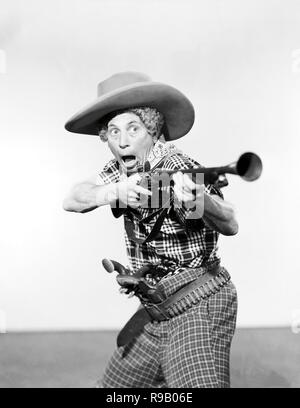 Original film title: GO WEST. English title: GO WEST. Year: 1940. Director: EDWARD BUZZELL. Stars: HARPO MARX. Credit: M.G.M / Album Stock Photo