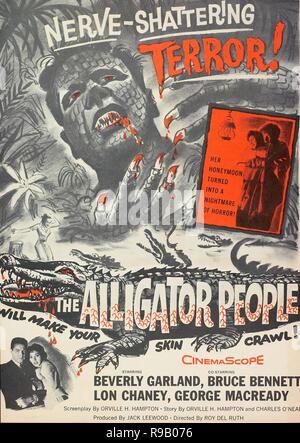 Original film title: THE ALLIGATOR PEOPLE. English title: THE ALLIGATOR PEOPLE. Year: 1959. Director: ROY DEL RUTH. Credit: API / Album Stock Photo