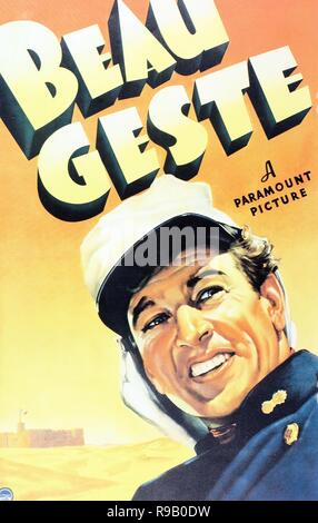 Original film title: BEAU GESTE. English title: BEAU GESTE. Year: 1939. Director: WILLIAM A. WELLMAN. Stars: GARY COOPER. Credit: PARAMOUNT PICTURES / Album Stock Photo
