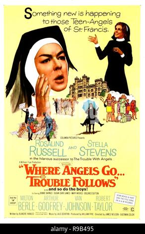 Original film title: WHERE ANGELS GO TROUBLE FOLLOWS. English title: WHERE ANGELS GO TROUBLE FOLLOWS. Year: 1968. Director: JAMES NEILSON. Credit: COLUMBIA PICTURES / Album Stock Photo