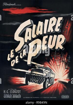 Original film title: LE SALAIRE DE LA PEUR. English title: THE WAGES OF FEAR. Year: 1953. Director: HENRI-GEORGES CLOUZOT. Credit: FILMSONOR/CICC/VERA-FONO ROMA / Cortesía Album Stock Photo