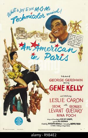 Original film title: AN AMERICAN IN PARIS. English title: AN AMERICAN IN PARIS. Year: 1951. Director: VINCENTE MINNELLI. Credit: M.G.M. / Album Stock Photo