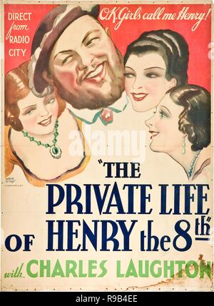 Original film title: THE PRIVATE LIFE OF HENRY VIII. English title: THE PRIVATE LIFE OF HENRY VIII. Year: 1933. Director: ALEXANDER KORDA. Credit: UNITED ARTISTS / Album Stock Photo
