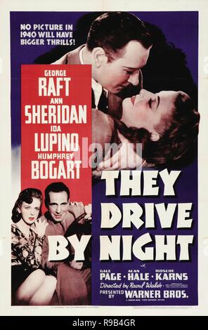 Original film title: THEY DRIVE BY NIGHT. English title: THEY DRIVE BY NIGHT. Year: 1940. Director: RAOUL WALSH. Credit: WARNER BROTHERS / Album Stock Photo