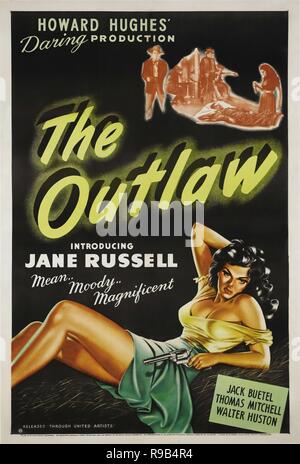 Original film title: THE OUTLAW. English title: THE OUTLAW. Year: 1943. Director: HOWARD HUGHES. Credit: RKO / Album Stock Photo