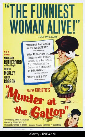 Original film title: MURDER AT THE GALLOP. English title: MURDER AT THE GALLOP. Year: 1963. Director: GEORGE POLLOCK. Credit: M.G.M BRITISH / Album Stock Photo