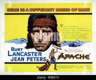 APACHE 1954 Hecht-Lancaster film with Burt Lancaster Stock Photo - Alamy