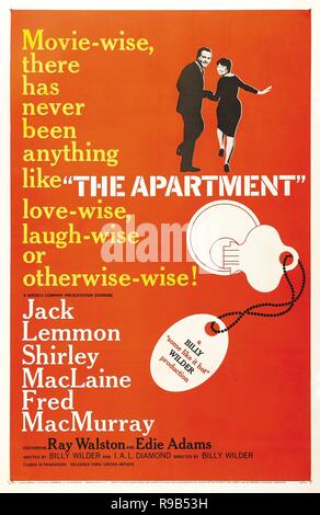 Original film title: THE APARTMENT. English title: THE APARTMENT. Year: 1960. Director: BILLY WILDER. Credit: UNITED ARTISTS / Album Stock Photo