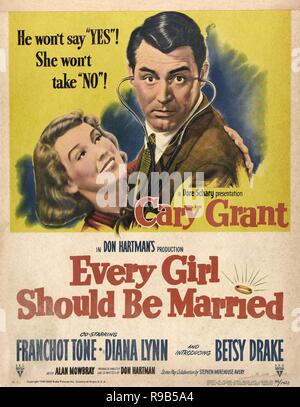 Original film title: EVERY GIRL SHOULD BE MARRIED. English title: EVERY GIRL SHOULD BE MARRIED. Year: 1948. Director: DON HARTMAN. Credit: RKO / Album Stock Photo