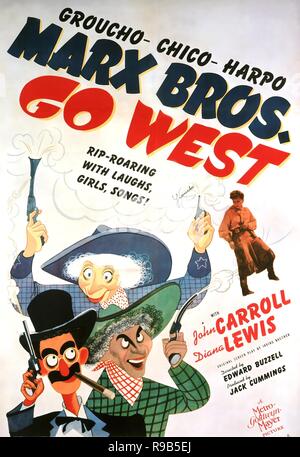 Original film title: GO WEST. English title: GO WEST. Year: 1940. Director: EDWARD BUZZELL. Credit: M.G.M. / Album Stock Photo