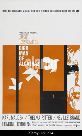 THE BIRDMAN OF ALCATRAZ 1962 United Artists film with Burt Lancaster ...