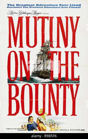 Original film title: MUTINY ON THE BOUNTY. English title: MUTINY ON THE BOUNTY. Year: 1962. Director: LEWIS MILESTONE. Credit: METRO GOLDWYN MAYER / Album Stock Photo