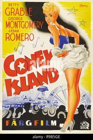 Original film title: CONEY ISLAND. English title: CONEY ISLAND. Year: 1943. Director: WALTER LANG. Credit: 20TH CENTURY FOX / Album Stock Photo