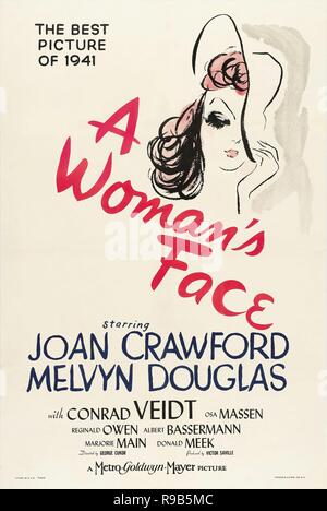 Original film title: A WOMAN'S FACE. English title: A WOMAN'S FACE. Year: 1941. Director: GEORGE CUKOR. Credit: M.G.M. / Album Stock Photo