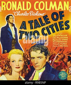 Original film title: A TALE OF TWO CITIES. English title: A TALE OF TWO CITIES. Year: 1935. Director: JACK CONWAY. Stars: RONALD COLMAN. Credit: M.G.M. / Album Stock Photo