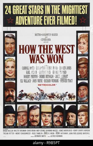 Original film title: HOW THE WEST WAS WON. English title: HOW THE WEST WAS WON. Year: 1962. Director: GEORGE MARSHALL; JOHN FORD; RICHARD THORPE; HENRY HATHAWAY. Credit: M.G.M/CINERAMA / Album Stock Photo
