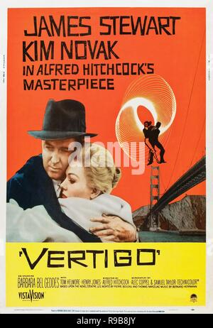 Original film title: VERTIGO. English title: VERTIGO. Year: 1958. Director: ALFRED HITCHCOCK. Credit: Alfred J. Hitchcock Productions / Album Stock Photo