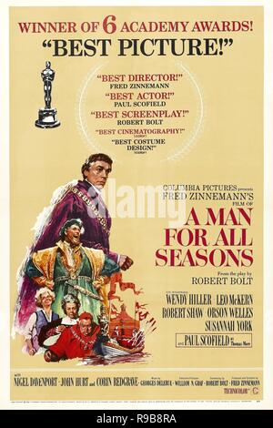 Original film title: A MAN FOR ALL SEASONS. English title: A MAN FOR ALL SEASONS. Year: 1966. Director: FRED ZINNEMANN. Credit: COLUMBIA PICTURES / Album Stock Photo