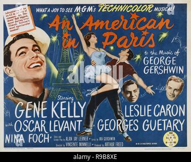 Original film title: AN AMERICAN IN PARIS. English title: AN AMERICAN IN PARIS. Year: 1951. Director: VINCENTE MINNELLI. Credit: M.G.M. / Album Stock Photo