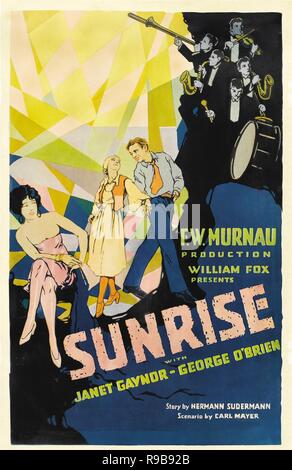 Original film title: SUNRISE: A SONG OF TWO HUMANS. English title: SUNRISE: A SONG OF TWO HUMANS. Year: 1927. Director: F. W. MURNAU. Credit: FOX FILMS / Album Stock Photo