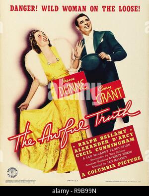 Original film title: THE AWFUL TRUTH. English title: THE AWFUL TRUTH. Year: 1937. Director: LEO MCCAREY. Credit: COLUMBIA PICTURES / Album Stock Photo