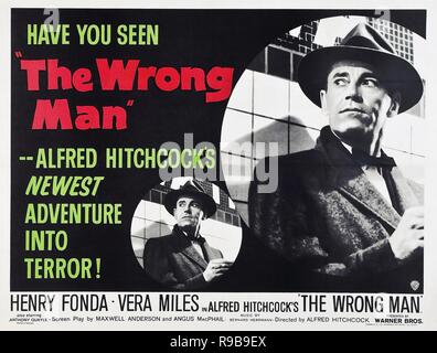 Original film title: THE WRONG MAN. English title: THE WRONG MAN. Year: 1956. Director: ALFRED HITCHCOCK. Credit: WARNER BROTHERS / Album Stock Photo
