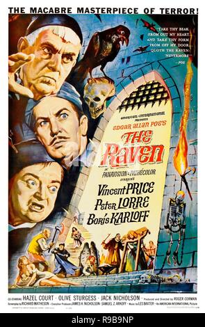 Original film title: THE RAVEN. English title: THE RAVEN. Year: 1963. Director: ROGER CORMAN. Credit: A.I.P. / Album Stock Photo