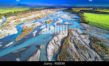 River Mouth New Zealand Landscapes Stock Photo