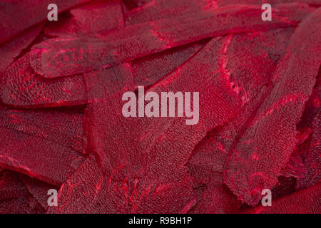 Long beet root closeup detail horizontal background Stock Photo